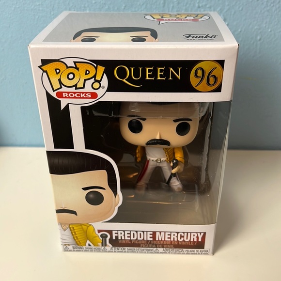 Funko Other - Funko Pop Queen 96 Freddie Mercury with Pop Protector